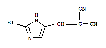 (9ci)-[(2-乙基-1H-咪唑-4-基)亞甲基]-丙二腈結構式_771568-86-6結構式