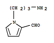 (9ci)-1-(3-氨基丙基)-1H-吡咯-2-羧醛結(jié)構(gòu)式_771582-11-7結(jié)構(gòu)式
