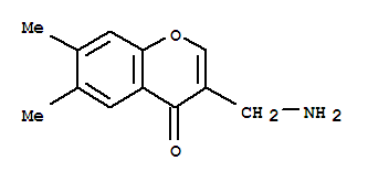 4H-1-benzopyran-4-one,3-(aminomethyl)-6,7-dimethyl-(9ci)Structure,771583-16-5Structure 4H-1-benzopyran-4-one,3-(aminomethyl)-6,7-dimethyl-(9ci) Structure,771583-16-5Structure