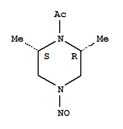 Piperazine,1-acetyl-2,6-dimethyl-4-nitroso-,cis-(9ci)Structure,77267-13-1Structure Piperazine,1-acetyl-2,6-dimethyl-4-nitroso-,cis-(9ci) Structure,77267-13-1Structure