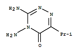 1,2,4-Triazin-5(4h)-one,3,4-diamino-6-(1-methylethyl)-(9ci)Structure,773036-71-8Structure 1,2,4-Triazin-5(4h)-one,3,4-diamino-6-(1-methylethyl)-(9ci) Structure,773036-71-8Structure