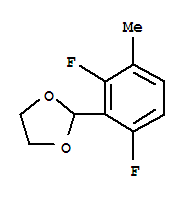 1,3-Dioxolane,2-(2,6-difluoro-3-methylphenyl)-(9ci)Structure,773093-06-4Structure 1,3-Dioxolane,2-(2,6-difluoro-3-methylphenyl)-(9ci) Structure,773093-06-4Structure