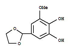 1,2-Benzenediol, 5-(1,3-dioxolan-2-yl)-3-methoxy-(9ci)Structure,773094-37-4Structure 1,2-Benzenediol, 5-(1,3-dioxolan-2-yl)-3-methoxy-(9ci) Structure,773094-37-4Structure