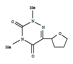 1,2,4-Triazine-3,5(2h,4h)-dione, 2,4-dimethyl-6-(tetrahydro-2-furanyl)-(9ci)Structure,773105-01-4Structure 1,2,4-Triazine-3,5(2h,4h)-dione, 2,4-dimethyl-6-(tetrahydro-2-furanyl)-(9ci) Structure,773105-01-4Structure