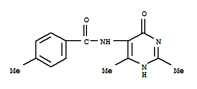 (9ci)-n-(1,4-二氫-2,6-二甲基-4-氧代-5-嘧啶)-4-甲基-苯甲酰胺結(jié)構(gòu)式_773834-81-4結(jié)構(gòu)式
