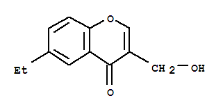 4H-1-benzopyran-4-one,6-ethyl-3-(hydroxymethyl)-(9ci)Structure,773868-98-7Structure 4H-1-benzopyran-4-one,6-ethyl-3-(hydroxymethyl)-(9ci) Structure,773868-98-7Structure