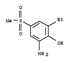Phenol, 2-amino-6-ethyl-4-(methylsulfonyl)-(9ci)Structure,774137-00-7Structure Phenol, 2-amino-6-ethyl-4-(methylsulfonyl)-(9ci) Structure,774137-00-7Structure