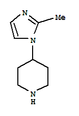 Piperidine, 4-(2-methyl-1h-imidazol-1-yl)-(9ci)Structure,774171-14-1Structure Piperidine, 4-(2-methyl-1h-imidazol-1-yl)-(9ci) Structure,774171-14-1Structure