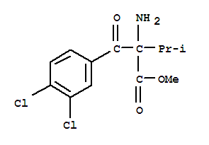3,4-二氯--alpha--(1-甲基乙基)--bta--氧代苯丙氨酸甲酯結(jié)構(gòu)式_774478-12-5結(jié)構(gòu)式