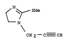 (9ci)-4,5-二氫-2-(甲基硫代)-1-(2-丙炔)-1H-咪唑結(jié)構(gòu)式_774504-41-5結(jié)構(gòu)式