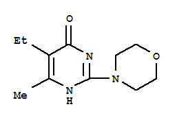 4(1H)-pyrimidinone,5-ethyl-6-methyl-2-(4-morpholinyl)-(9ci)Structure,774561-33-0Structure 4(1H)-pyrimidinone,5-ethyl-6-methyl-2-(4-morpholinyl)-(9ci) Structure,774561-33-0Structure