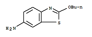 6-Benzothiazolamine,2-butoxy-(9ci)Structure,77563-28-1Structure 6-Benzothiazolamine,2-butoxy-(9ci) Structure,77563-28-1Structure