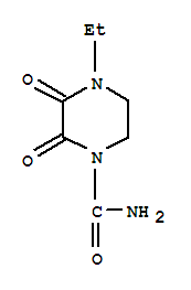1-Piperazinecarboxamide,4-ethyl-2,3-dioxo-(9ci) Structure,77579-88-5Structure