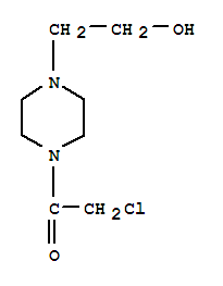 1-Piperazineethanol, 4-(chloroacetyl)-(9ci)Structure,77580-36-0Structure 1-Piperazineethanol, 4-(chloroacetyl)-(9ci) Structure,77580-36-0Structure