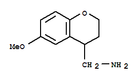 (9ci)-3,4-二氫-6-甲氧基-2H-1-苯并吡喃-4-甲胺結(jié)構(gòu)式_776247-24-6結(jié)構(gòu)式
