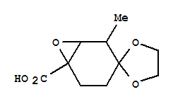 (1alpha,2alpha,6alpha)-(9CI)-2-甲基-螺[1,3-二氧戊環(huán)-2,3-[7]噁雙環(huán)[4.1.0]庚烷]-6-羧酸結(jié)構(gòu)式_776251-95-7結(jié)構(gòu)式