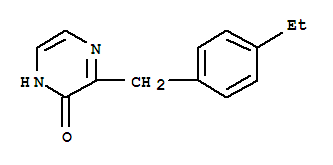 (9ci)-3-[(4-乙基苯基)甲基]-2(1H)-吡嗪酮結(jié)構(gòu)式_776317-65-8結(jié)構(gòu)式
