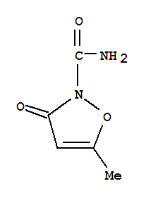 (9ci)-5-甲基-3-氧代-2(3H)-異噁唑羧酰胺結(jié)構(gòu)式_77643-87-9結(jié)構(gòu)式