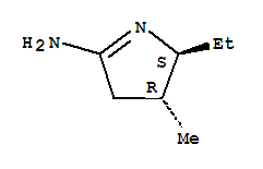 (2r,3s)-rel-(9ci)-2-乙基-3,4-二氫-3-甲基-2H-吡咯-5-胺結(jié)構(gòu)式_777837-84-0結(jié)構(gòu)式