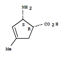 3-Cyclopentene-1-carboxylicacid,2-amino-4-methyl-,(1r,2s)-(9ci)Structure,777850-76-7Structure 3-Cyclopentene-1-carboxylicacid,2-amino-4-methyl-,(1r,2s)-(9ci) Structure,777850-76-7Structure