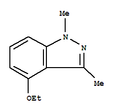 (9ci)-4-乙氧基-1,3-二甲基-1H-吲唑結(jié)構(gòu)式_777863-07-7結(jié)構(gòu)式