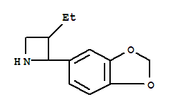 (9ci)-2-(1,3-苯并二氧雜環(huán)戊烯l-5-基)-3-乙基-氮雜丁烷結(jié)構(gòu)式_777888-45-6結(jié)構(gòu)式