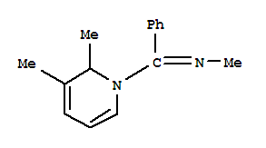 (9ci)-1,2-二氫-2,3-二甲基-1-[(甲基亞氨基)苯基甲基]-吡啶結(jié)構(gòu)式_777944-43-1結(jié)構(gòu)式
