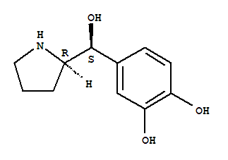 1,2-Benzenediol, 4-(hydroxy-2-pyrrolidinylmethyl)-, (r*,s*)-(9ci)Structure,77813-17-3Structure 1,2-Benzenediol, 4-(hydroxy-2-pyrrolidinylmethyl)-, (r*,s*)-(9ci) Structure,77813-17-3Structure