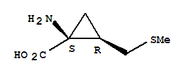 順式-(9ci)-1-氨基-2-[(甲基硫代)甲基]-環(huán)丙烷羧酸結(jié)構(gòu)式_778537-26-1結(jié)構(gòu)式