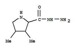 Proline, 3,4-dimethyl-, hydrazideStructure,77859-26-8Structure Proline, 3,4-dimethyl-, hydrazide Structure,77859-26-8Structure