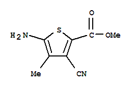 2-Thiophenecarboxylicacid,5-amino-3-cyano-4-methyl-,methylester(9ci)Structure,778611-27-1Structure 2-Thiophenecarboxylicacid,5-amino-3-cyano-4-methyl-,methylester(9ci) Structure,778611-27-1Structure