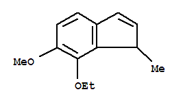 (9ci)-7-乙氧基-6-甲氧基-1-甲基-1H-茚結(jié)構(gòu)式_778638-73-6結(jié)構(gòu)式