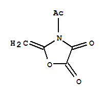 (9ci)-3-乙?；?2-亞甲基-4,5-噁唑啉二酮結構式_77903-65-2結構式