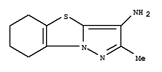 (9ci)-5,6,7,8-四氫-2-甲基-吡唑并[5,1-b]苯并噻唑-3-胺結(jié)構(gòu)式_779293-70-8結(jié)構(gòu)式