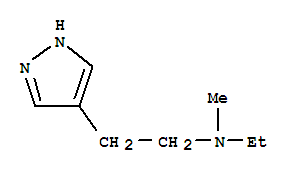 (9ci)-n-乙基-n-甲基-1H-吡唑-4-乙胺結(jié)構(gòu)式_779298-68-9結(jié)構(gòu)式
