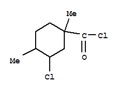 Cyclohexanecarbonyl chloride, 3-chloro-1,4-dimethyl-(9ci)Structure,77979-32-9Structure Cyclohexanecarbonyl chloride, 3-chloro-1,4-dimethyl-(9ci) Structure,77979-32-9Structure
