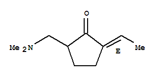 (e)-(9ci)-2-[(二甲基氨基)甲基]-5-亞乙基-環(huán)戊酮結(jié)構(gòu)式_780014-11-1結(jié)構(gòu)式