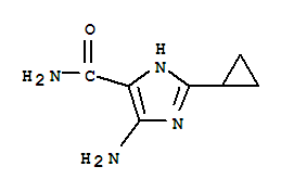 5-氨基-2-環(huán)丙基-1H-咪唑-4-羧酰胺結(jié)構(gòu)式_780695-81-0結(jié)構(gòu)式