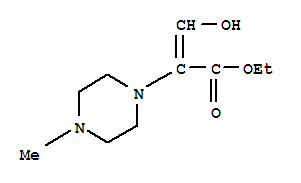 1-Piperazineaceticacid,alpha-(hydroxymethylene)-4-methyl-,ethylester(9ci)Structure,780699-24-3Structure 1-Piperazineaceticacid,alpha-(hydroxymethylene)-4-methyl-,ethylester(9ci) Structure,780699-24-3Structure