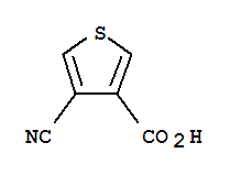 3-Thiophenecarboxylicacid,4-cyano-(9ci)Structure,78071-34-8Structure 3-Thiophenecarboxylicacid,4-cyano-(9ci) Structure,78071-34-8Structure