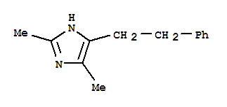 (9ci)-2,4-二甲基-5-(2-苯基乙基)-1H-咪唑結(jié)構(gòu)式_780721-77-9結(jié)構(gòu)式