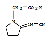 (9ci)-2-(氰基亞氨基)-1-吡咯烷乙酸結(jié)構(gòu)式_780726-61-6結(jié)構(gòu)式
