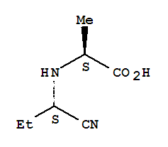 L-alanine, n-(1-cyanopropyl)-, (s)-(9ci)Structure,781578-76-5Structure L-alanine, n-(1-cyanopropyl)-, (s)-(9ci) Structure,781578-76-5Structure
