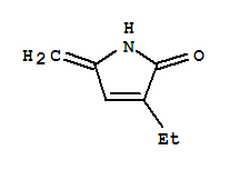 (9ci)-3-乙基-1,5-二氫-5-亞甲基-2H-吡咯-2-酮結(jié)構(gòu)式_78210-71-6結(jié)構(gòu)式