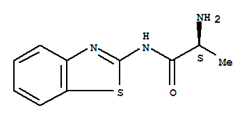 Propanamide, 2-amino-n-2-benzothiazolyl-, (s)-(9ci)Structure,78221-03-1Structure Propanamide, 2-amino-n-2-benzothiazolyl-, (s)-(9ci) Structure,78221-03-1Structure