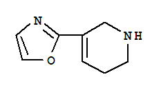 Pyridine, 1,2,3,6-tetrahydro-5-(2-oxazolyl)-(9ci)Structure,782416-80-2Structure Pyridine, 1,2,3,6-tetrahydro-5-(2-oxazolyl)-(9ci) Structure,782416-80-2Structure