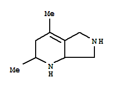 (9ci)-2,3,5,6,7,7a-六氫-2,4-二甲基-1H-吡咯并[3,4-b]吡啶結(jié)構(gòu)式_783277-78-1結(jié)構(gòu)式