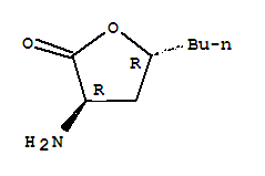 (3r,5r)-(9ci)-3-氨基-5-丁基二氫-2(3H)-呋喃酮結(jié)構(gòu)式_783294-17-7結(jié)構(gòu)式