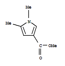 (9ci)-1,5-二甲基-1H-吡咯-3-羧酸甲酯結構式_78331-67-6結構式