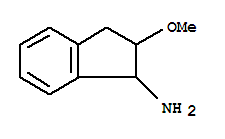 1H-inden-1-amine, 2,3-dihydro-2-methoxy- Structure,78407-09-7Structure